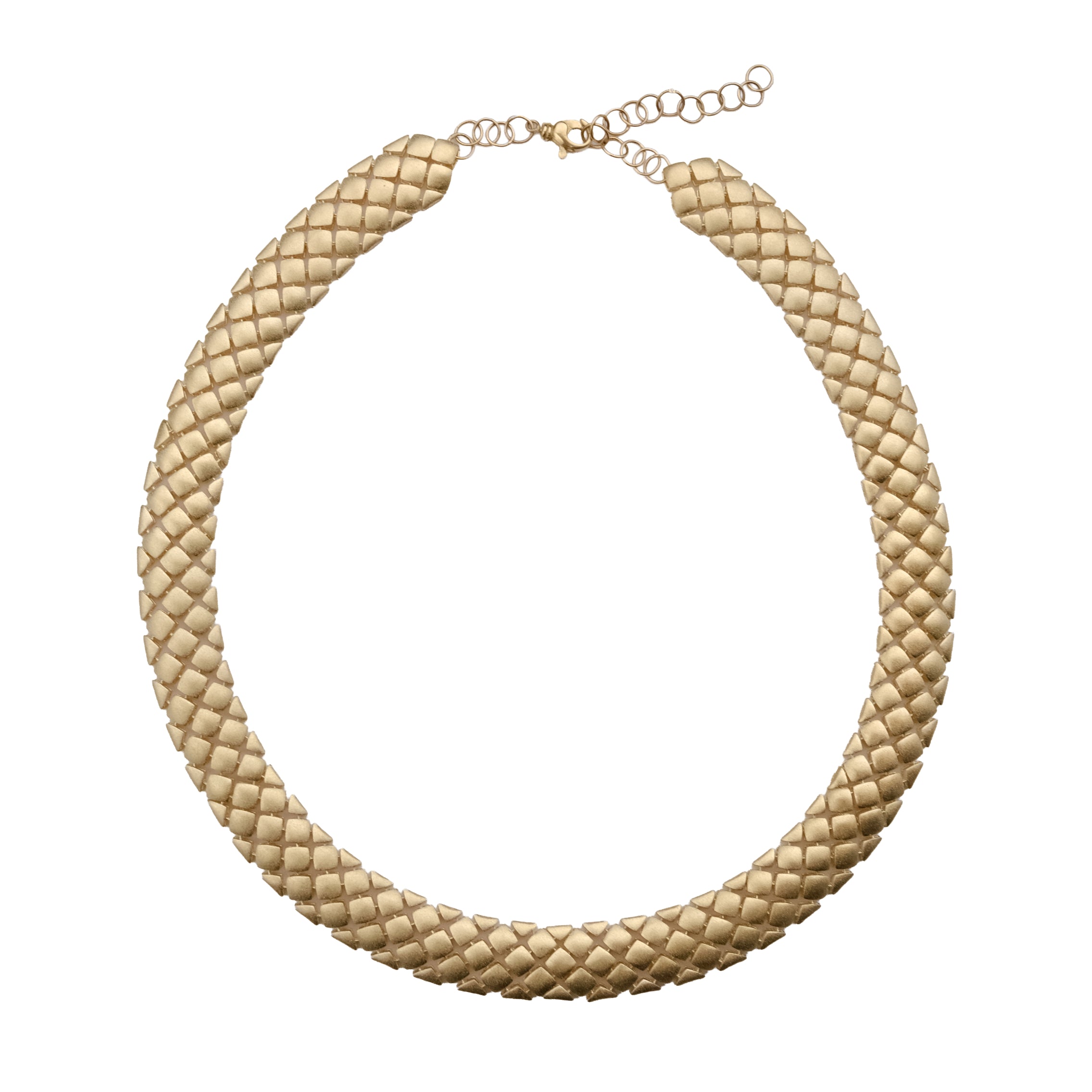 Quilted Chain Necklace