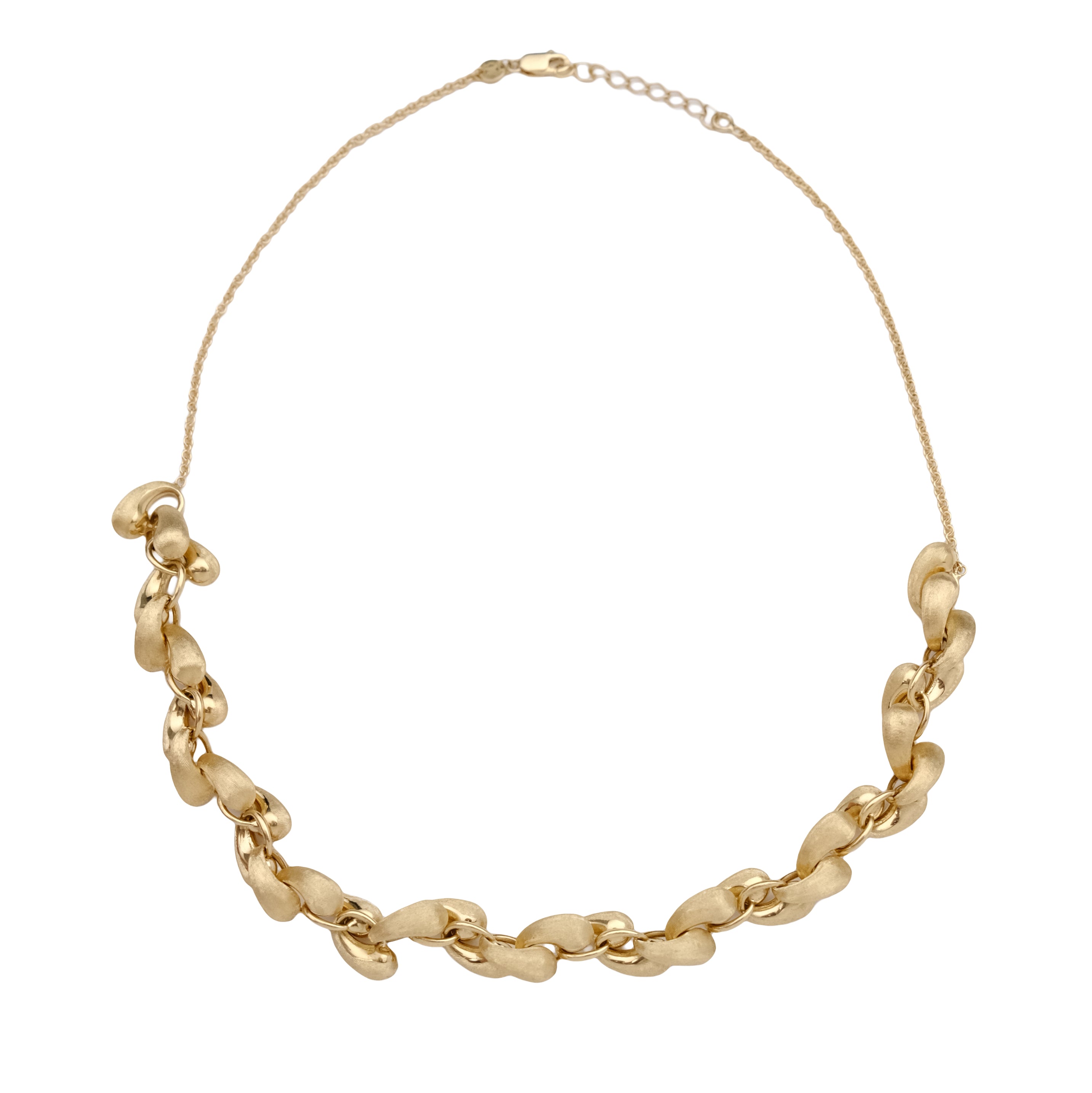 Dancing Drop Link Necklace