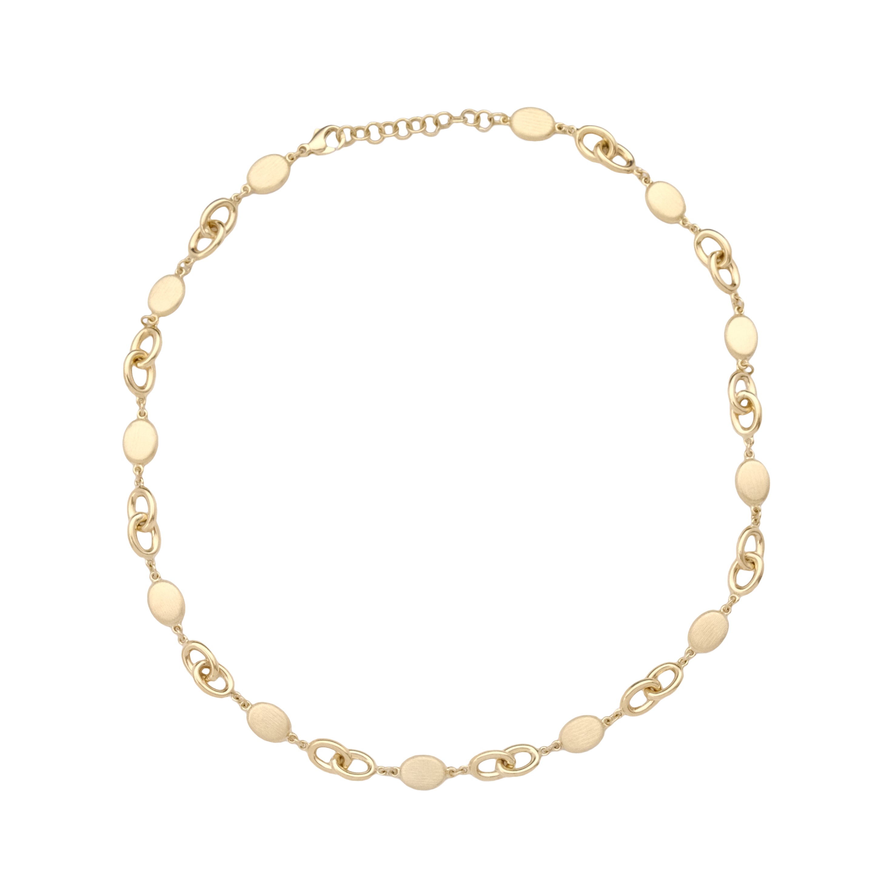 Alternating Oval Link Necklace