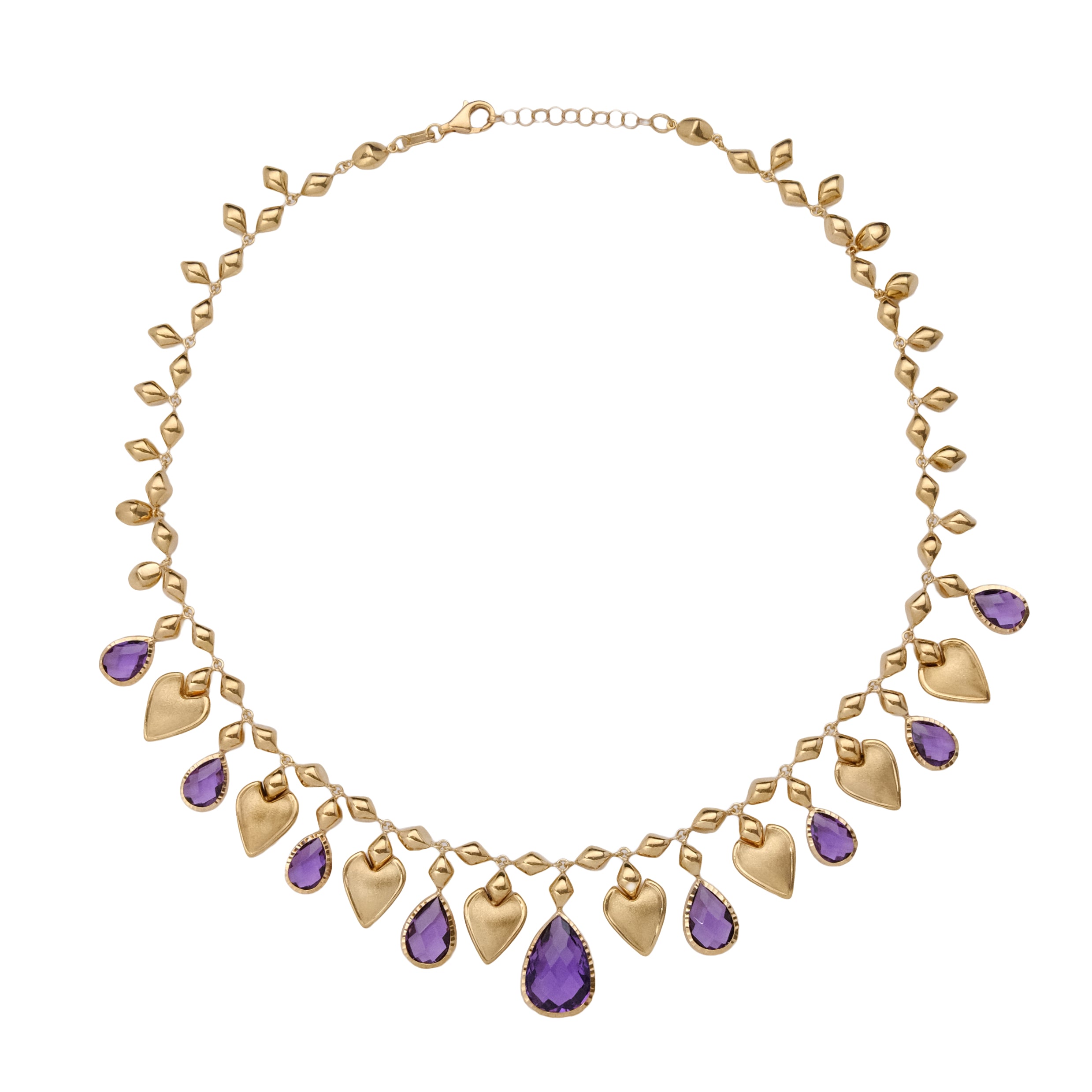 Dancing Hearts, Statement Necklace