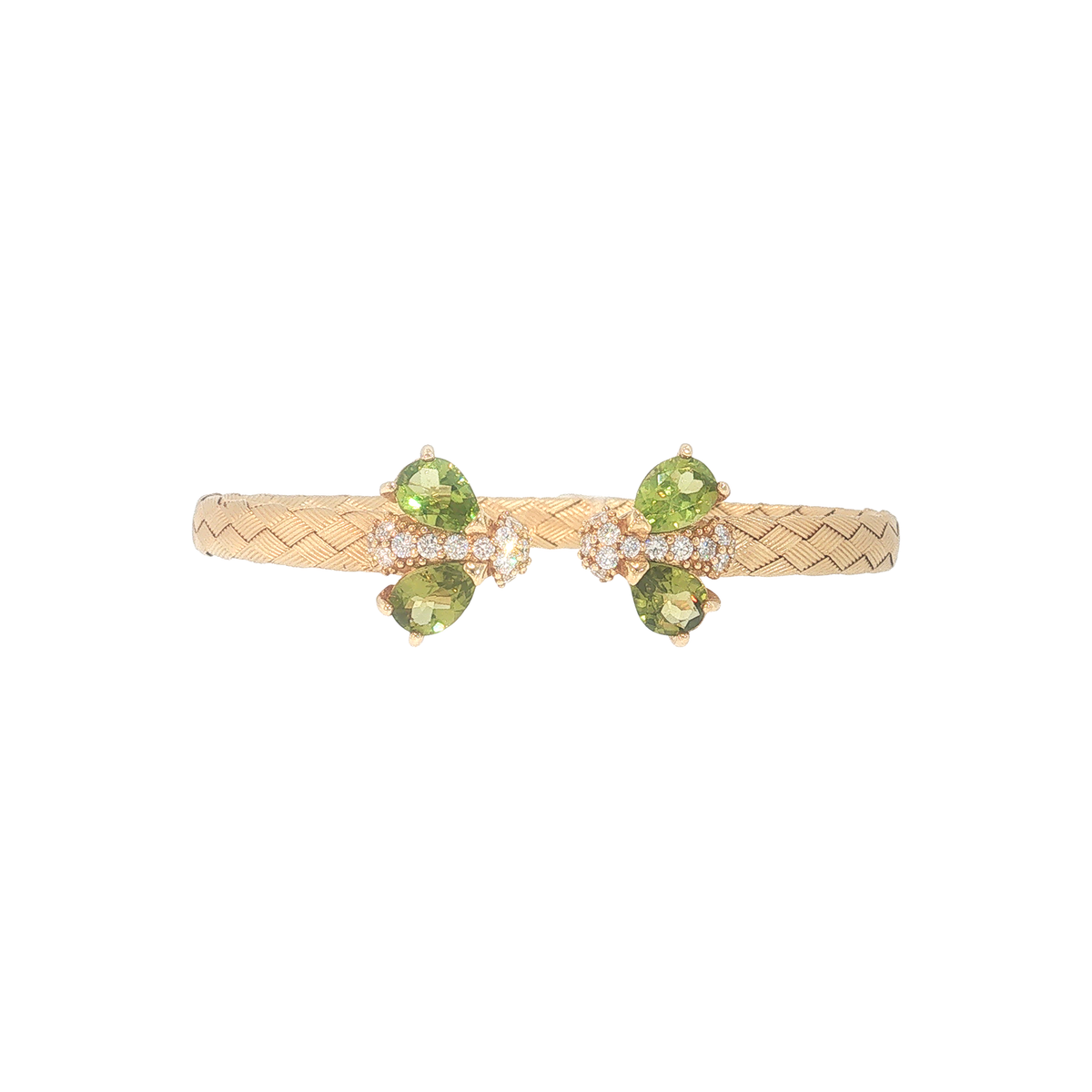 Bee Woven Gold Bangle
