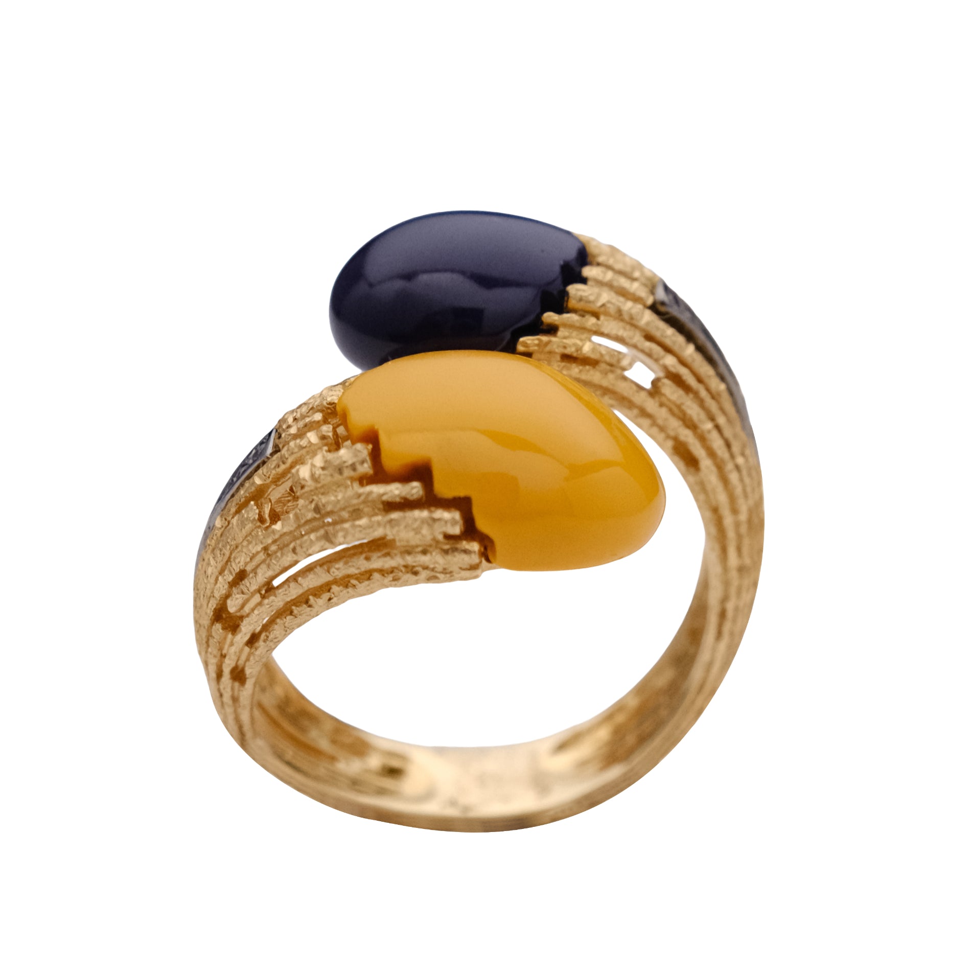 Toi et Moi Enamel Ring