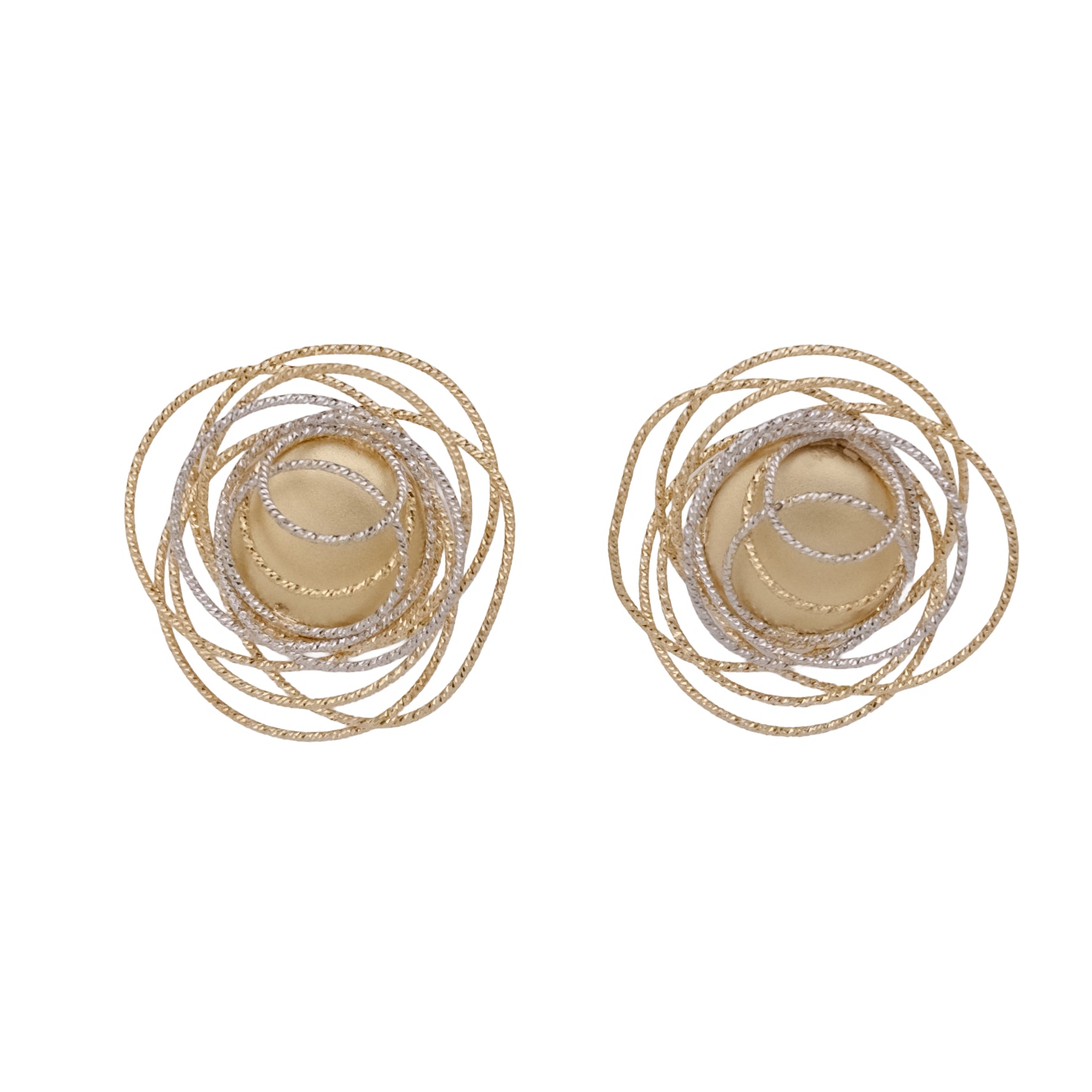 Spiral Cosmos Earrings