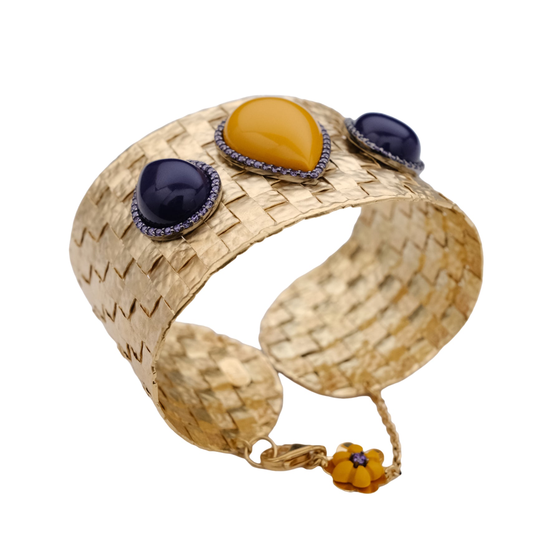 Handcrafted Enamel Braided Cuff