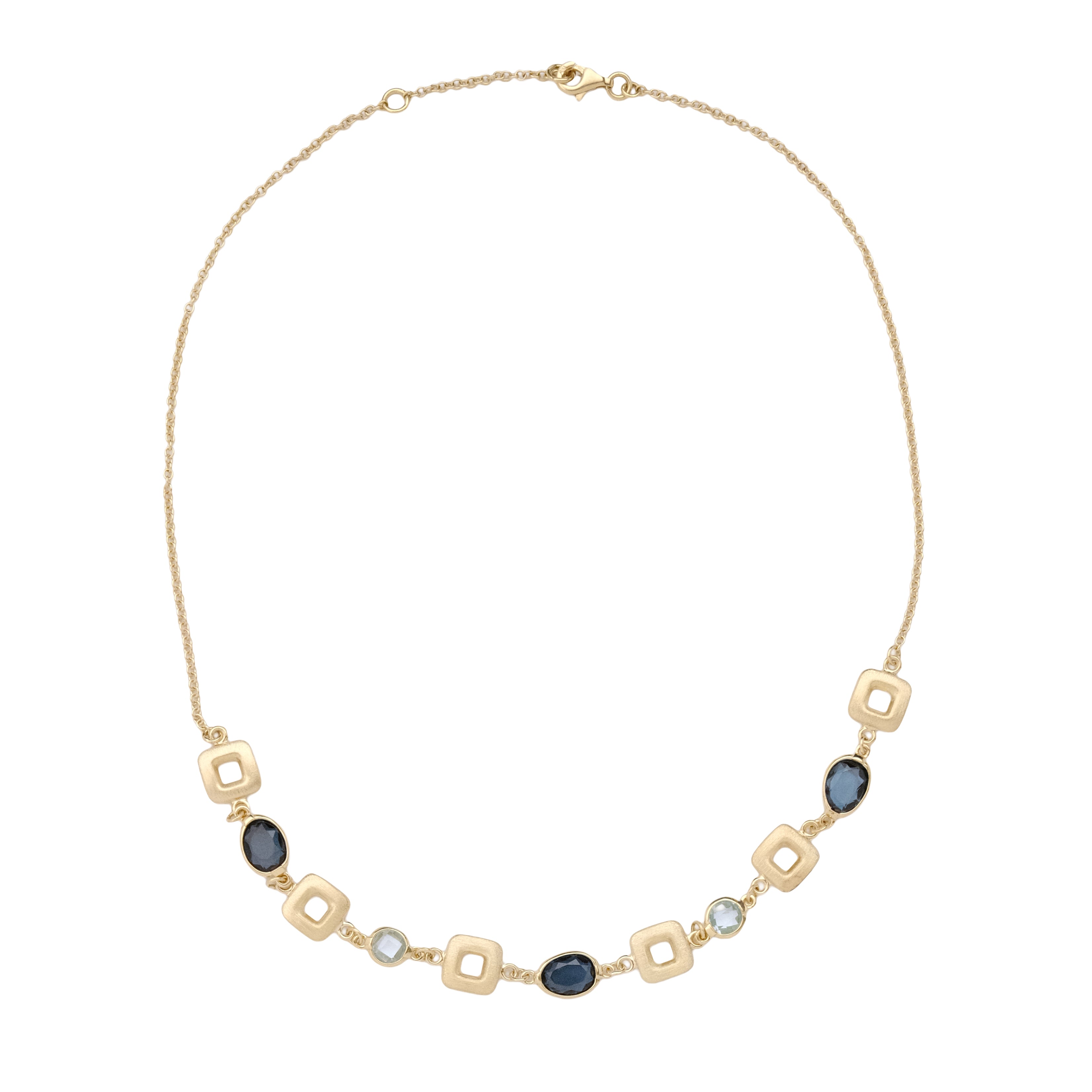 Geometric Link Necklace
