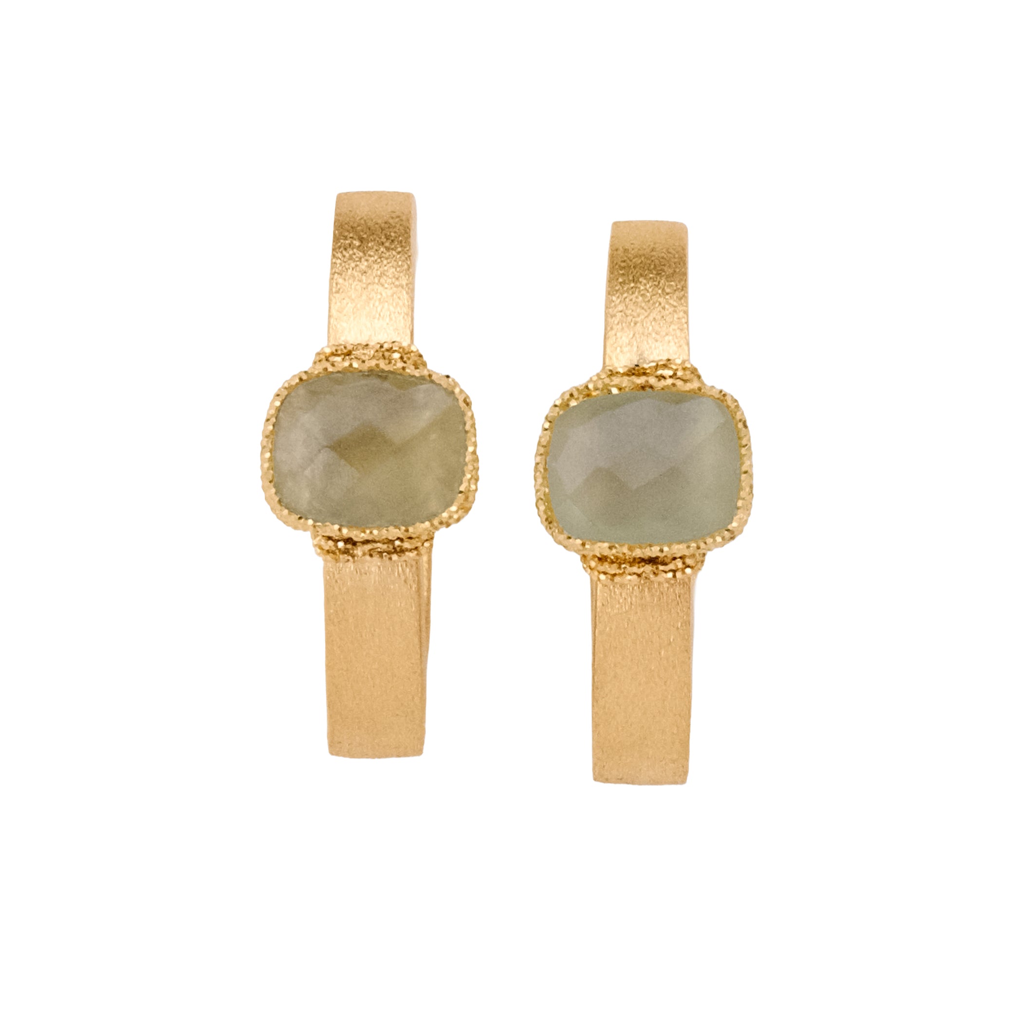 Mono Oval Hoop Earrings
